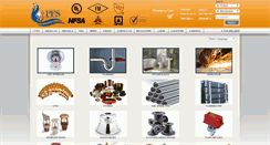 Desktop Screenshot of firesprinklerstore.com