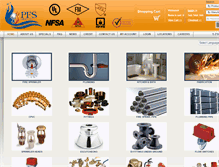 Tablet Screenshot of firesprinklerstore.com